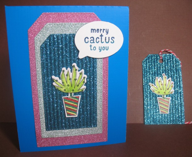 A2Z Dec Cactus card and tag 2015