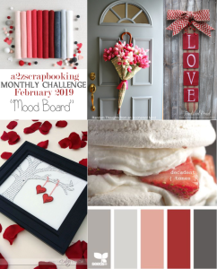 a2z scrapbooking February challenge